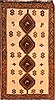 Gabbeh Beige Hand Knotted 37 X 64  Area Rug 100-24399 Thumb 0
