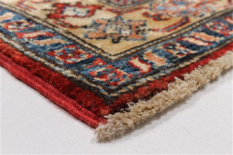 Kazak Red Runner Hand Knotted 26 X 77 Area Rug 250-24404 Image 6