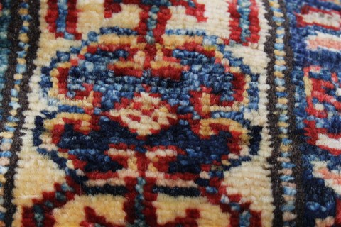 Kazak Red Runner Hand Knotted 26 X 77 Area Rug 250-24404 Image 9