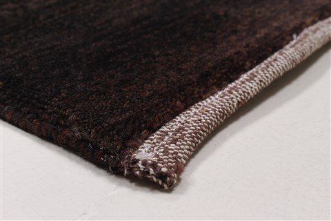 Gabbeh Brown Runner Hand Knotted 27 X 710 Area Rug 250-24408 Image 4