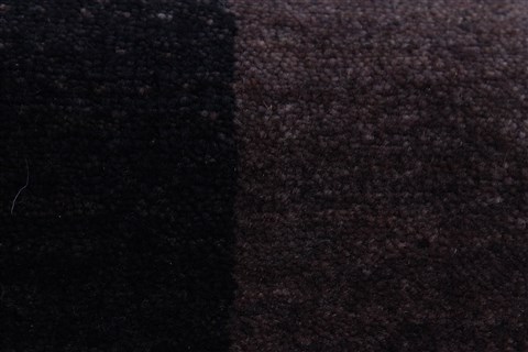 Gabbeh Brown Runner Hand Knotted 27 X 710 Area Rug 250-24408 Image 6