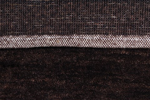 Gabbeh Brown Runner Hand Knotted 27 X 710 Area Rug 250-24408 Image 9