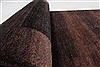 Gabbeh Brown Runner Hand Knotted 27 X 710 Area Rug 250-24408 Thumb 7