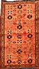 Gabbeh Red Hand Knotted 40 X 71  Area Rug 100-24412 Thumb 0