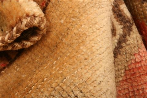 Gabbeh Beige Hand Knotted 34 X 63 Area Rug 100-24413 Image 1