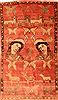 Gabbeh Red Hand Knotted 38 X 65 Area Rug 100-24415 Thumb 0