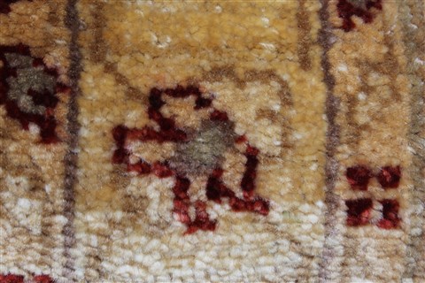 Pishavar Brown Runner Hand Knotted 27 X 82 Area Rug 250-24420 Image 10
