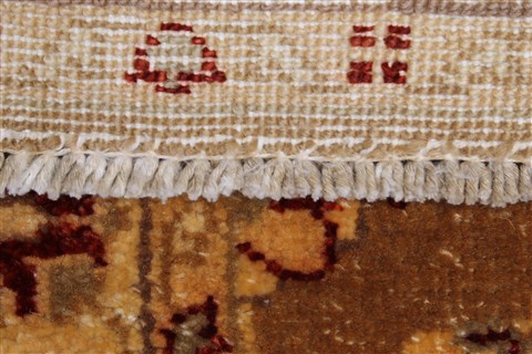 Pishavar Brown Runner Hand Knotted 27 X 82 Area Rug 250-24420 Image 1