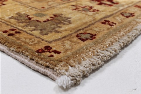 Pishavar Brown Runner Hand Knotted 27 X 82 Area Rug 250-24420 Image 6