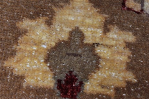 Pishavar Brown Runner Hand Knotted 27 X 82 Area Rug 250-24420 Image 8