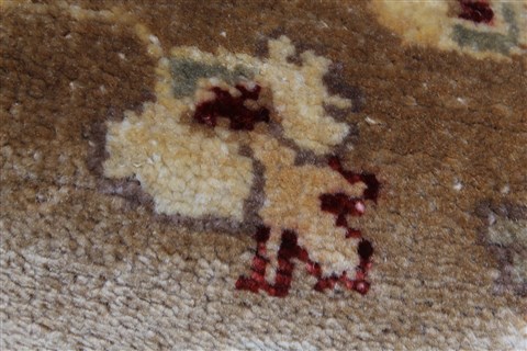 Pishavar Brown Runner Hand Knotted 27 X 82 Area Rug 250-24420 Image 9