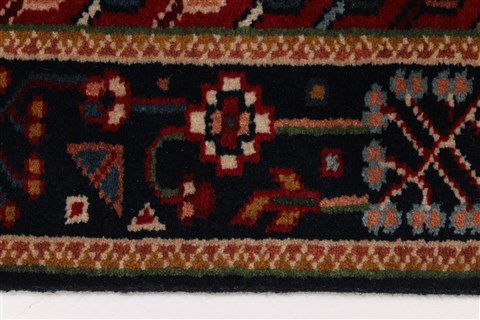 Karajeh Red Runner Hand Knotted 26 X 80 Area Rug 250-24422 Image 2