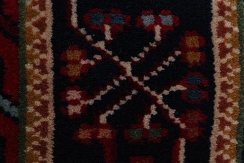 Karajeh Red Runner Hand Knotted 26 X 80 Area Rug 250-24422 Image 8