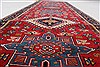 Karajeh Red Runner Hand Knotted 26 X 80  Area Rug 250-24422 Thumb 1