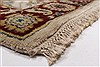 Kashan Beige Runner Hand Knotted 26 X 82  Area Rug 250-24433 Thumb 5