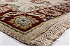 Kashan Beige Runner Hand Knotted 26 X 82  Area Rug 250-24433 Thumb 6