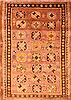 Gabbeh Brown Hand Knotted 41 X 63  Area Rug 100-24434 Thumb 0