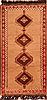 Gabbeh Brown Hand Knotted 36 X 69  Area Rug 100-24440 Thumb 0