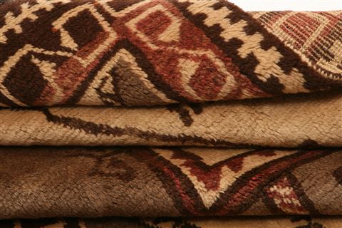 Gabbeh Beige Hand Knotted 36 X 60 Area Rug 100-24442 Image 5