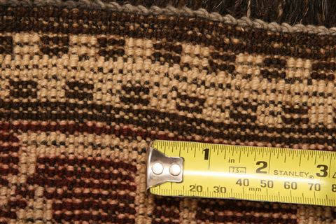 Gabbeh Beige Hand Knotted 36 X 60 Area Rug 100-24442 Image 6
