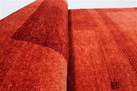 Gabbeh Red Runner Hand Knotted 26 X 79 Area Rug 250-24443 Image 10