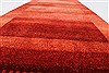 Gabbeh Red Runner Hand Knotted 26 X 79 Area Rug 250-24443 Thumb 1