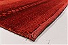 Gabbeh Red Runner Hand Knotted 26 X 79  Area Rug 250-24443 Thumb 6
