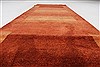 Gabbeh Brown Runner Hand Knotted 27 X 81 Area Rug 250-24447 Thumb 11