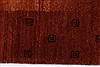 Gabbeh Brown Runner Hand Knotted 27 X 81 Area Rug 250-24447 Thumb 1