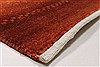 Gabbeh Brown Runner Hand Knotted 27 X 81 Area Rug 250-24447 Thumb 5