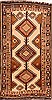 Gabbeh Beige Hand Knotted 37 X 67  Area Rug 100-24449 Thumb 0