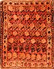 Gabbeh Red Hand Knotted 49 X 59  Area Rug 100-24452 Thumb 0