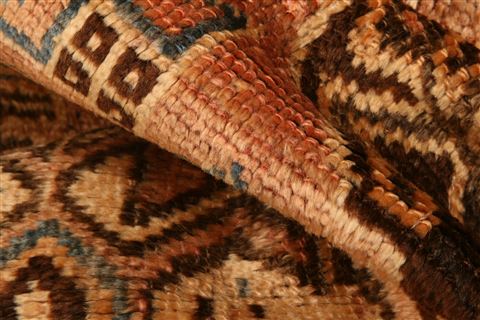 Gabbeh Orange Hand Knotted 32 X 55 Area Rug 100-24453 Image 1