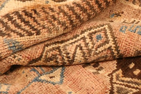 Gabbeh Orange Hand Knotted 32 X 55 Area Rug 100-24453 Image 4