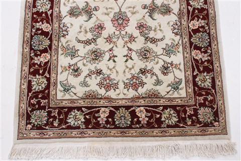 Sino-Persian Beige Runner Hand Knotted 26 X 80 Area Rug 250-24506 Image 5