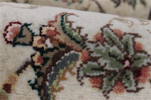 Sino-Persian Beige Runner Hand Knotted 26 X 80 Area Rug 250-24506 Image 8