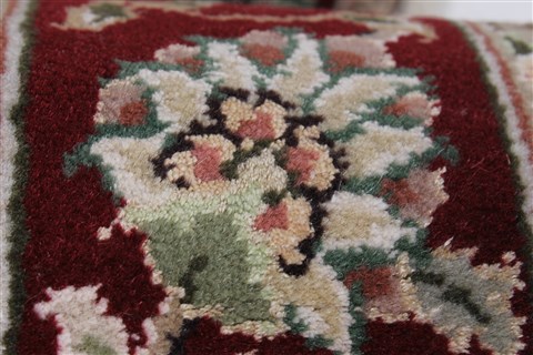 Sino-Persian Beige Runner Hand Knotted 26 X 80 Area Rug 250-24506 Image 9