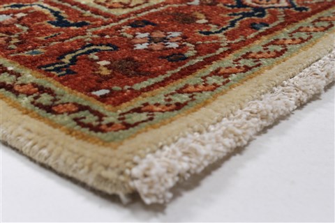 Serapi Beige Runner Hand Knotted 27 X 83 Area Rug 250-24519 Image 6
