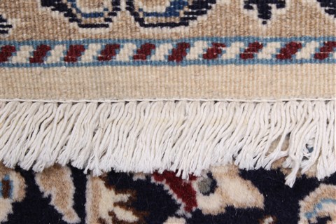 Nain Blue Runner Hand Knotted 110 X 69 Area Rug 250-24521 Image 10