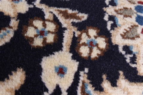 Nain Blue Runner Hand Knotted 110 X 69 Area Rug 250-24521 Image 6