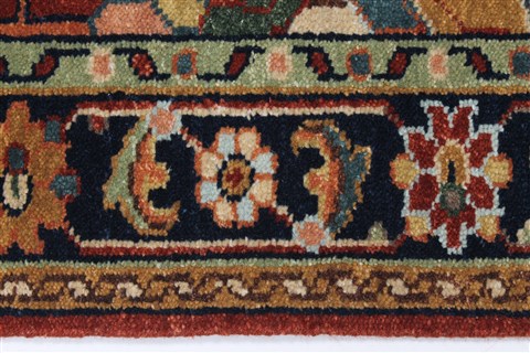 Serapi Brown Runner Hand Knotted 26 X 80 Area Rug 250-24523 Image 2