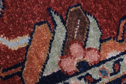 Serapi Brown Runner Hand Knotted 26 X 80 Area Rug 250-24523 Image 7