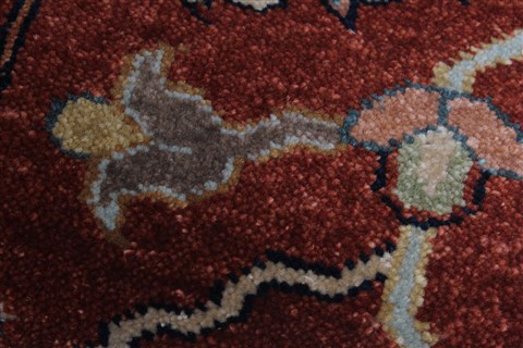 Serapi Brown Runner Hand Knotted 26 X 80 Area Rug 250-24523 Image 8
