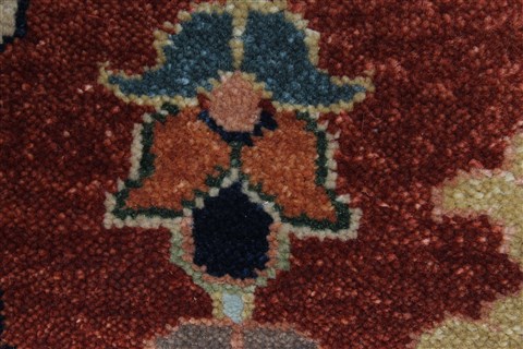 Serapi Brown Runner Hand Knotted 26 X 80 Area Rug 250-24523 Image 9