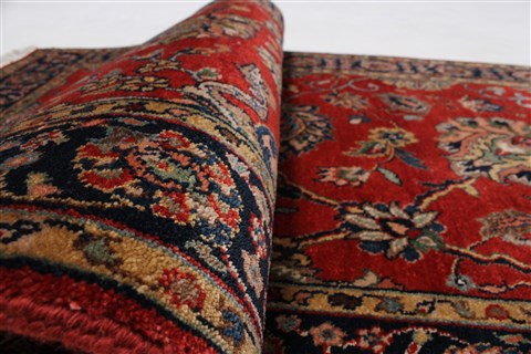 Tabriz Red Runner Hand Knotted 27 X 81 Area Rug 250-24536 Image 10