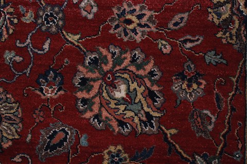 Tabriz Red Runner Hand Knotted 27 X 81 Area Rug 250-24536 Image 3