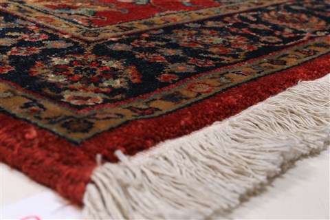 Tabriz Red Runner Hand Knotted 27 X 81 Area Rug 250-24536 Image 5