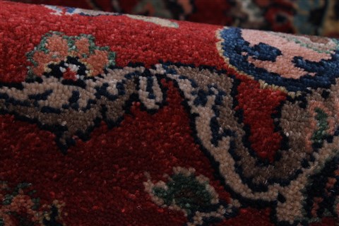Tabriz Red Runner Hand Knotted 27 X 81 Area Rug 250-24536 Image 9