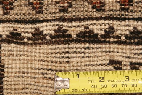 Gabbeh Beige Hand Knotted 39 X 64 Area Rug 100-24539 Image 6