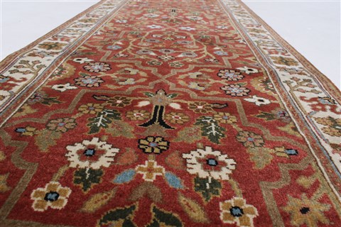 Semnan Brown Runner Hand Knotted 20 X 711 Area Rug 250-24563 Image 1